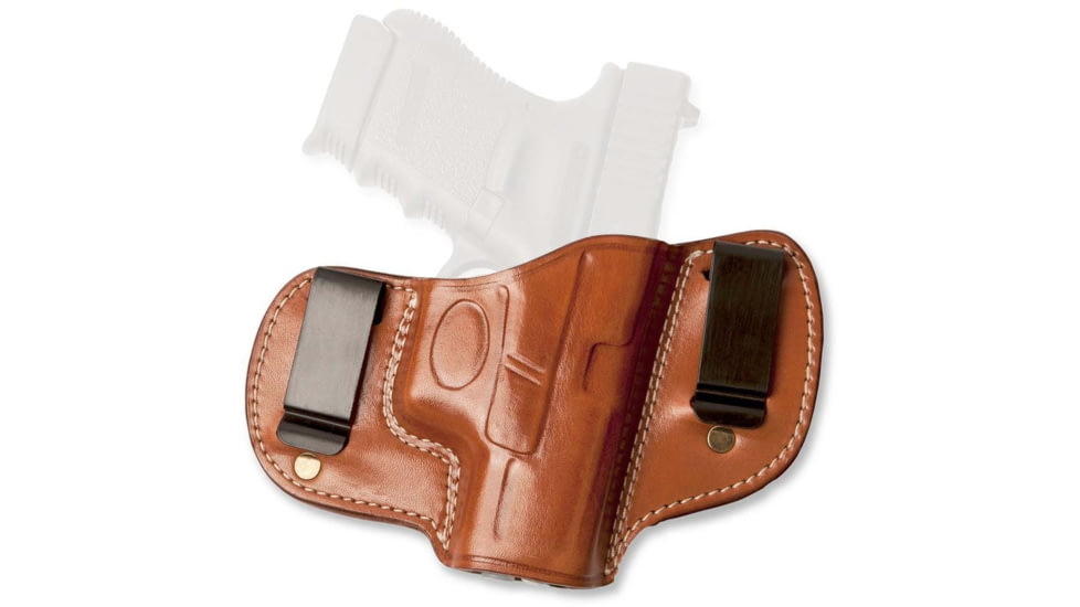 Cebeci Arms Leather Double Clip IWB Holsters, Sig Sauer P365, Left, Tan, 20590LT85