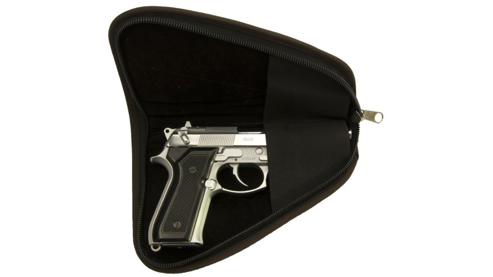 Cebeci Arms Leather Handgun/Revolver Case Black, Leather Handgun/Revolver Case Black 71486B