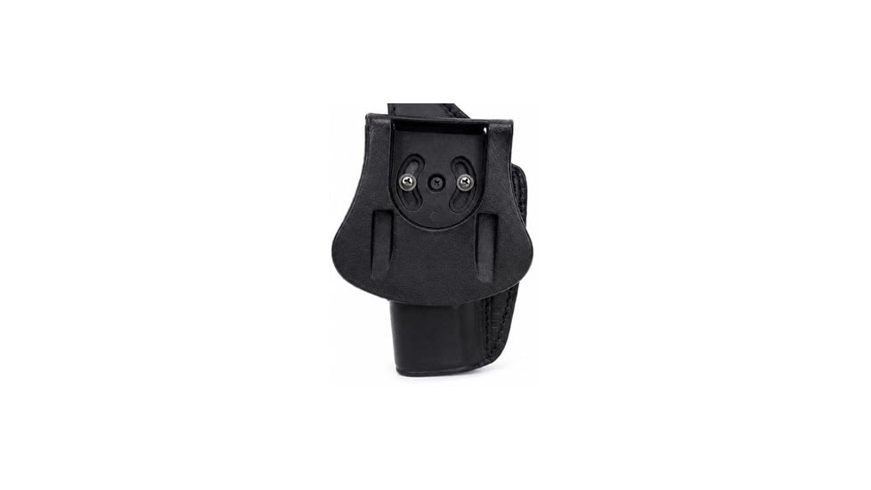 Cebeci Arms Leather Paddle Thumb Break Holsters, Kimber Micro 1911, Right, Black, 20377RB69