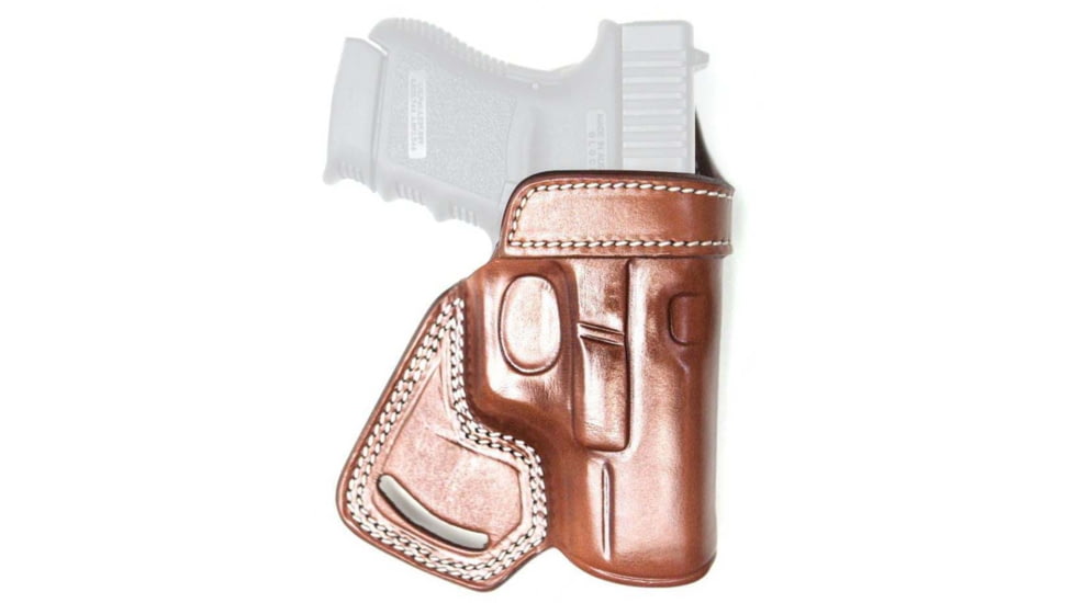 Cebeci Arms Leather Small of the Back Sob Holsters, Canik TP9, Left, Tan, 20894LT84