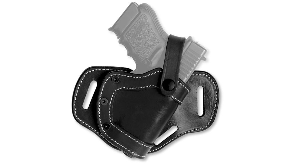 Cebeci Arms Leather Tri-Slot Holster, Universal, Right Hand, Black, 20650RB01