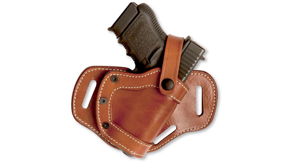 Cebeci Arms Leather Tri-Slot Holster, Universal, Right Hand, Black, 20650RB01
