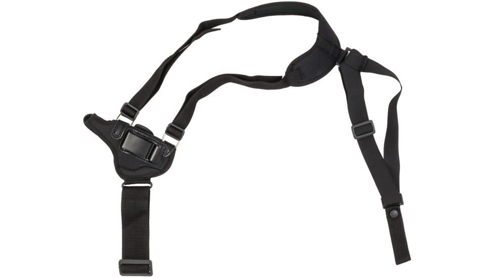 Cebeci Arms Nylon Horiz. Shoulder Holster IWB for SW J Frame Revolvers 2in, Black, Right 10245RB33