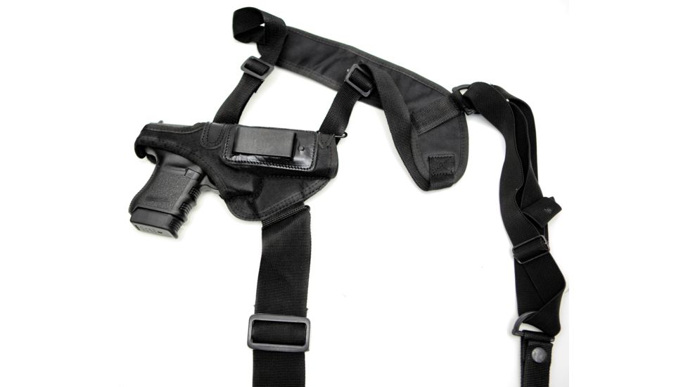 Cebeci Arms Nylon Horiz. Shoulder Holster IWB for HK USP Compact, Black, Right 10245RB28