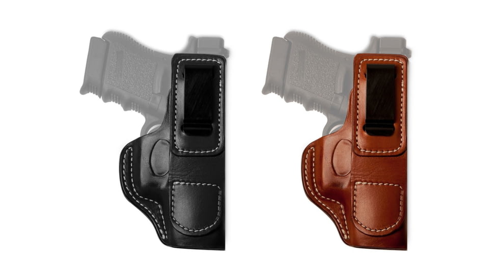 Cebeci Arms Remington Leather Inside Waistband Tuck Holster 20876, Black, Tan