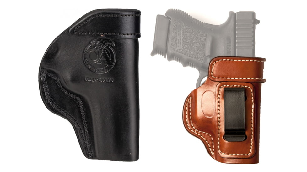 Cebeci Arms Ruger Leather IWB Holster Reinforced Mouth 20799, Black, Tan