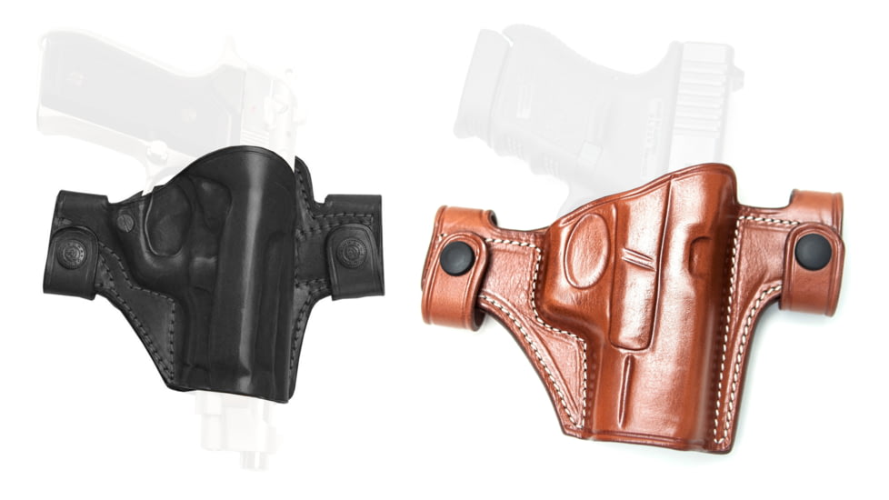 Cebeci Arms SCCY Leather Snap Holster 20832, Black, Tan