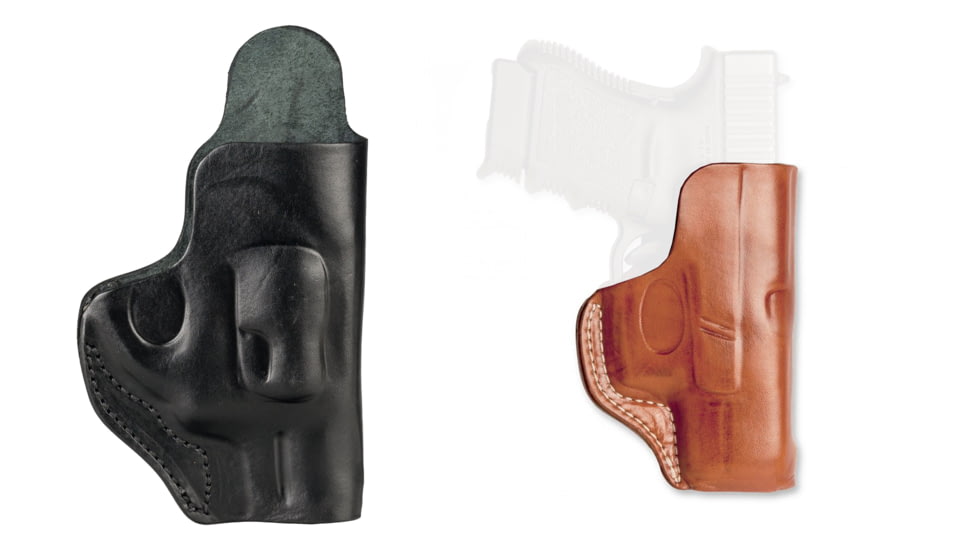 Cebeci Arms Springfield Leather On the Waist OWB Holster with Clip 20937, Black, Tan