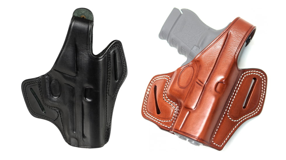 Cebeci Arms Springfield Leather Pancake Holster 20900, Black, Tan