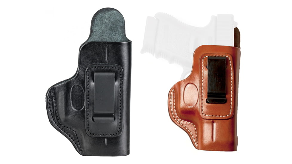 Cebeci Arms S&amp;W Leather IWB Comfort Tab Holster 20797, Black, Tan