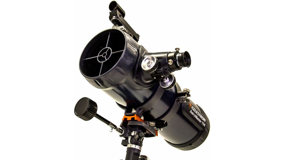 OpticsPlanet Exclusive Celestron AstroMaster 114EQ Telescope w/ Motor Drive 31042-OP