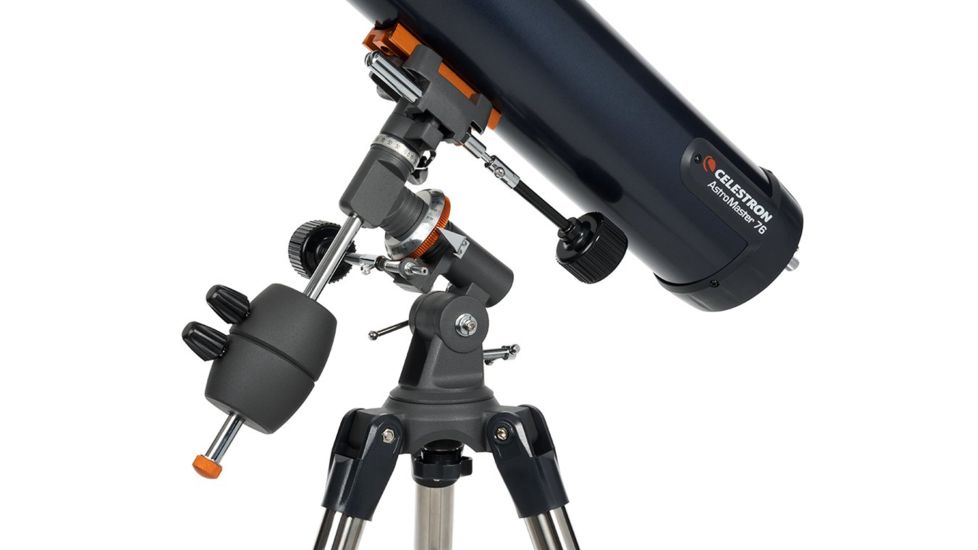 Celestron AstroMaster 76 EQ Equatorial 76x Magnification Reflector Telescope 31035