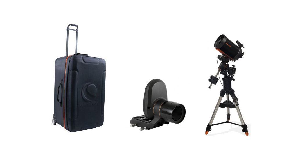 Celestron CGE Pro 1100 Computerized Telescope 11087 w/ NexStar 8in Telescope Carrying Case 94004 and StarSense Accessory 94005