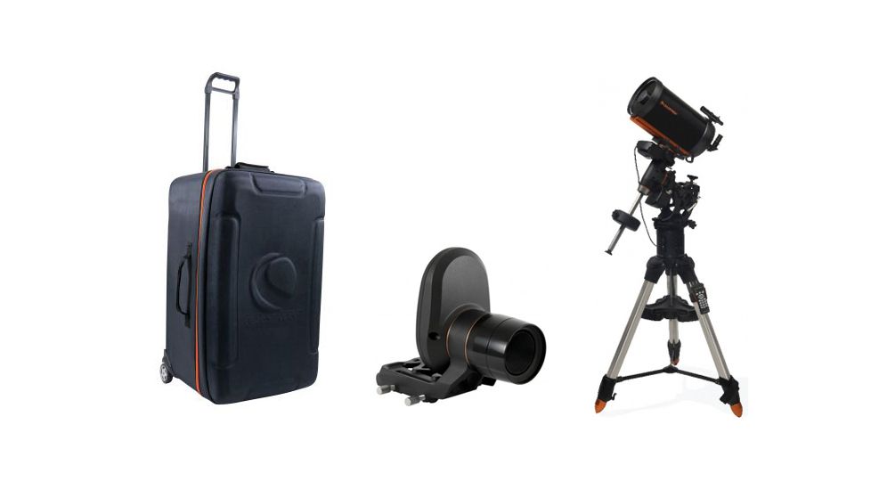 Celestron CGE Pro 925 Computerized Telescope 11086 w/ NexStar 8in Telescope Carrying Case 94004 and StarSense Accessory 94005