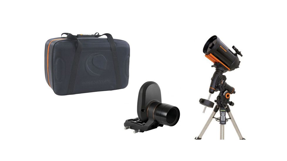 Celestron CGEM 800 Schmidt Cassegrain Computerized Telescope 11097 w/ NexStar 4-6in Telescope Carrying Case 94003 and StarSense Accessory 94005