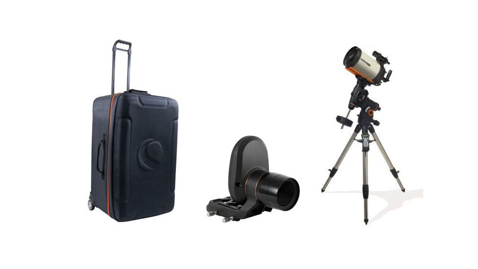 Celestron CGEM 925 HD Telescope 11081 w/ NexStar 8in Telescope Carrying Case 94004 and StarSense Accessory 94005
