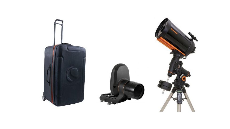 Celestron CGEM 925 Schmidt Cassegrain Computerized Telescope w/ NexStar 8in Telescope Carrying Case 94004 and StarSense Accessory 94005