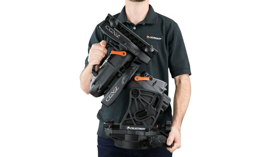 Celestron CGX-L Equatorial Mount and Tripod, Black, 91531