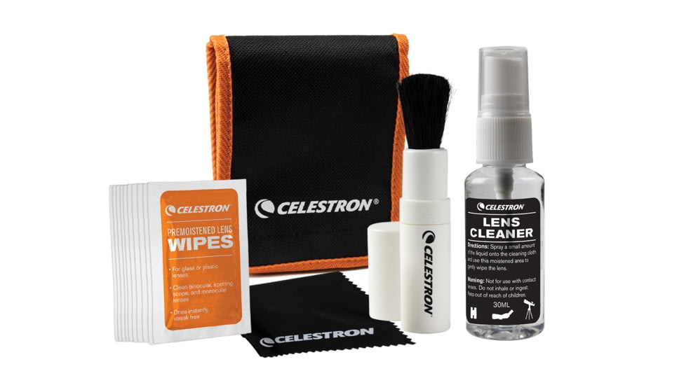 Celestron Deluxe Lens Cleaning Kit, Black, 93576