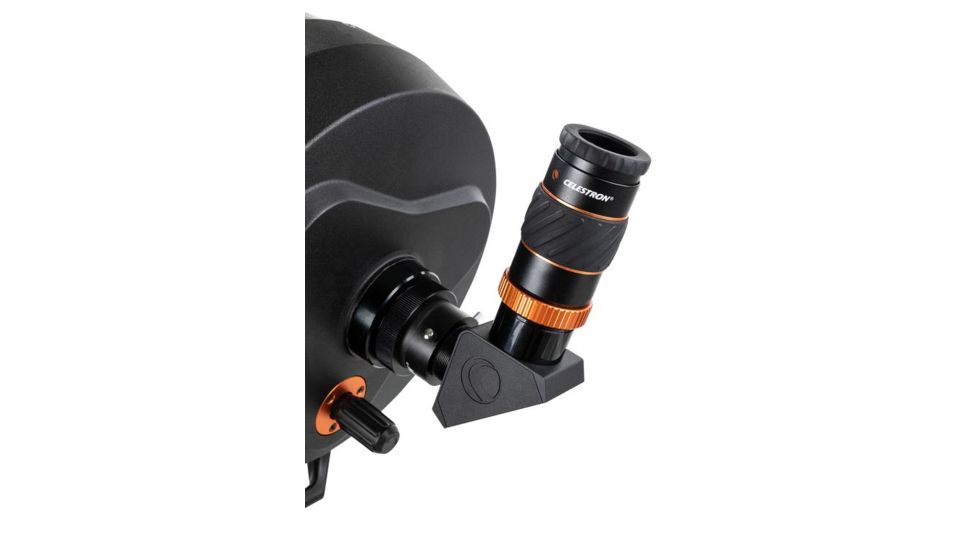 Celestron Dielectric Star Diagonal, 1.25in w/ Twist-Lock, Black/Orange, 93571