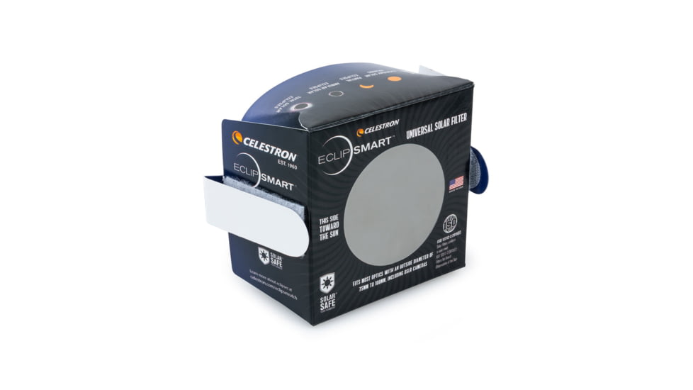 Celestron EclipSmart Universal Solar Filter, 75mm To 100mm, OD, 44428
