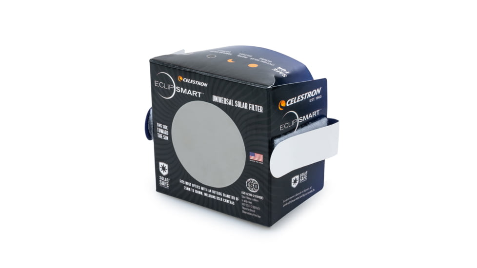 Celestron EclipSmart Universal Solar Filter, 75mm To 100mm, OD, 44428