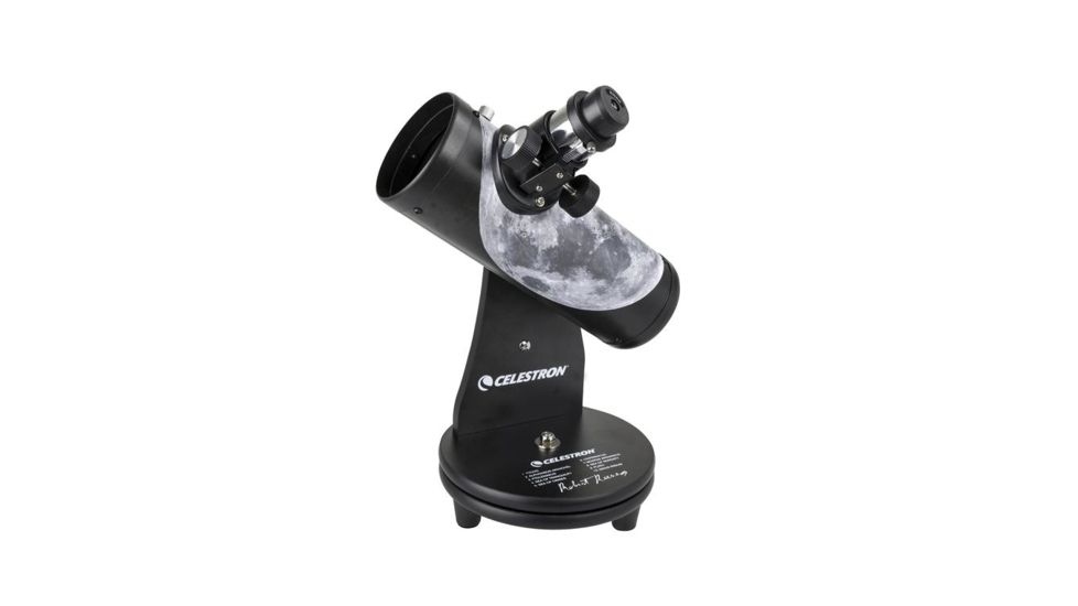Celestron FirstScope Signature Series Moon Telescope by Robert Reeves, Black, 22016