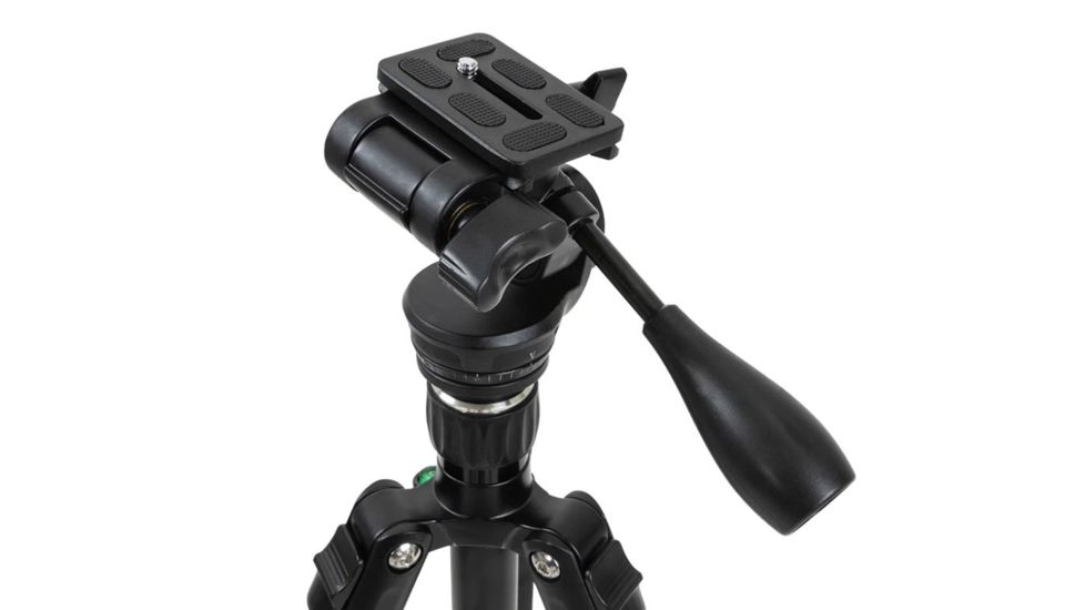 Celestron Hummingbird Fast Action Pan Tilt Head Tripod, Black, 82051