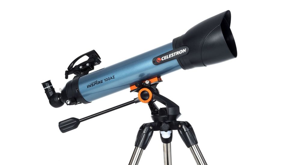 Celestron Inspire 100AZ Telescope, Refractor 22403
