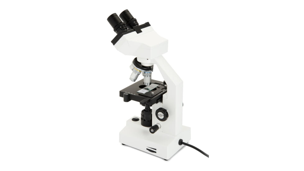 Celestron Labs CB1000CF Biological Microscope, 0.91 in, LED, Dial, White, 44135