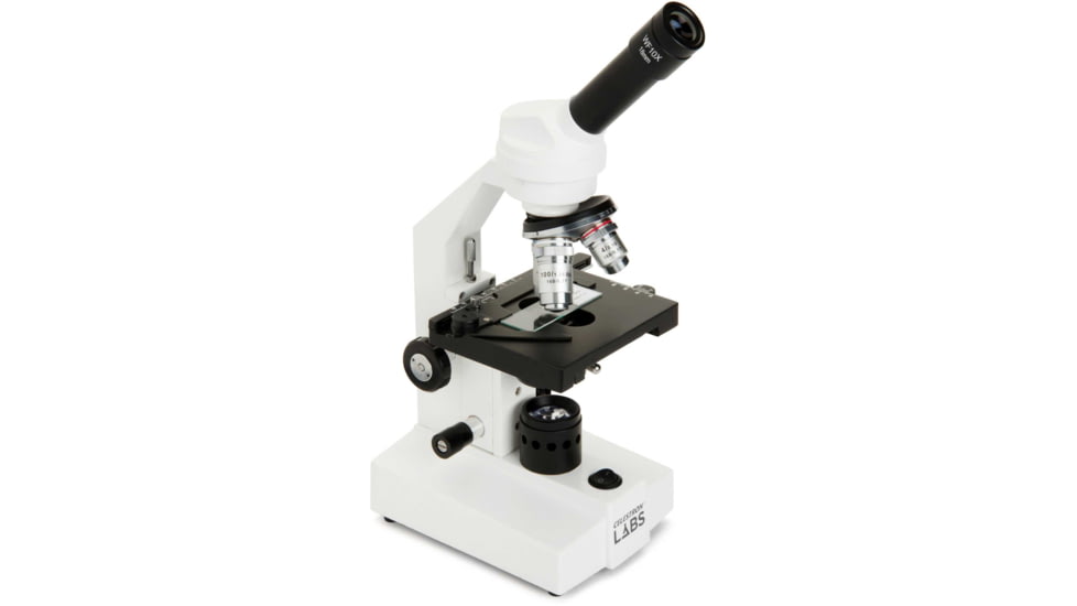 Celestron Labs CM2000CF Compound Microscope,10x,20x Eyepieces and 4x,10x,40x,100x Achromatic Objective Lenses 44130