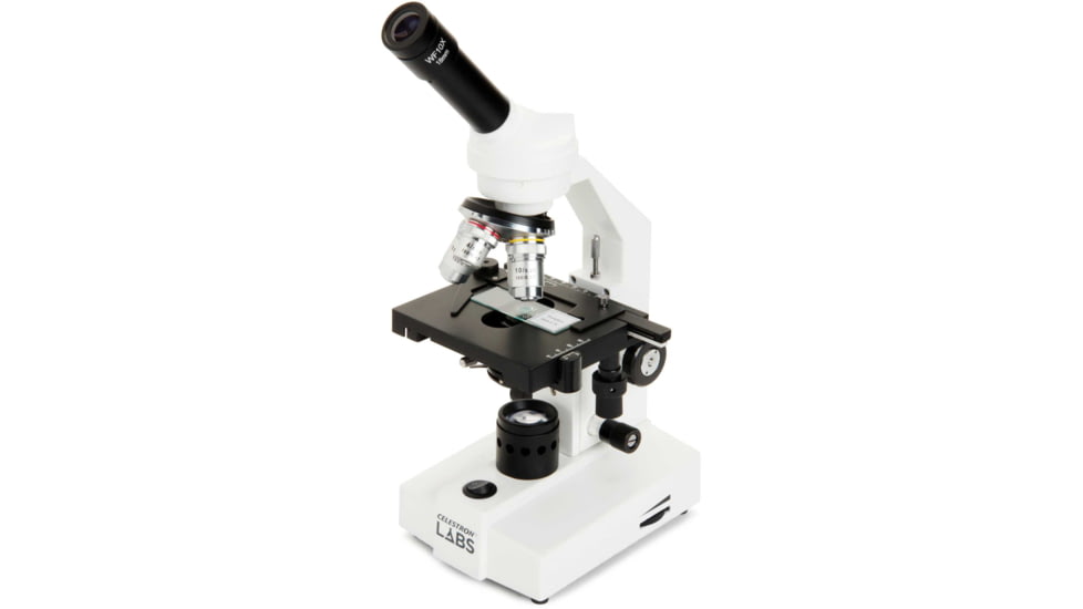 Celestron Labs CM2000CF Compound Microscope,10x,20x Eyepieces and 4x,10x,40x,100x Achromatic Objective Lenses 44130