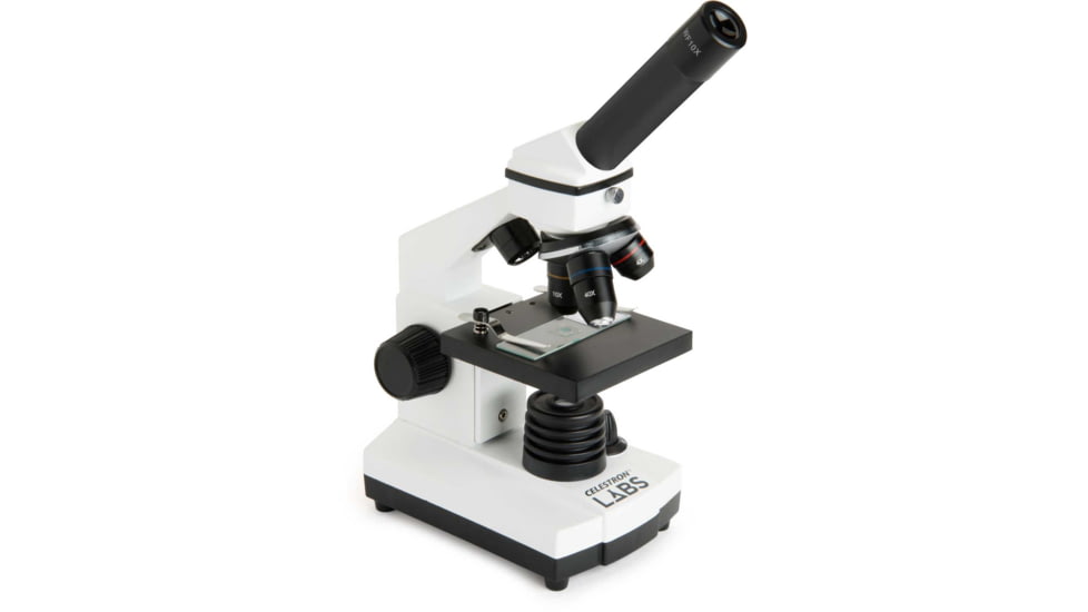 Celestron Labs CM800 Compound LED Microscope,10x,20x Eyepieces and 4x,10x,40x Objective Lenses 44128