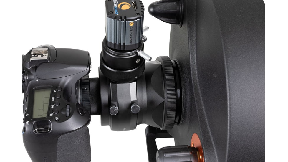 Celestron Large SCT &amp; EdgeHD Adapter V2 for Off-Axis Guider, Black, 93666