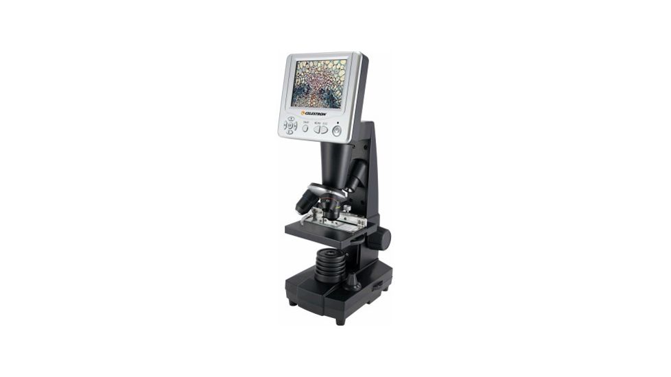 Celestron Digital Microscope w/ 3.5 inch LCD Screen Integrated 2.0 MP Digital Camera 44340