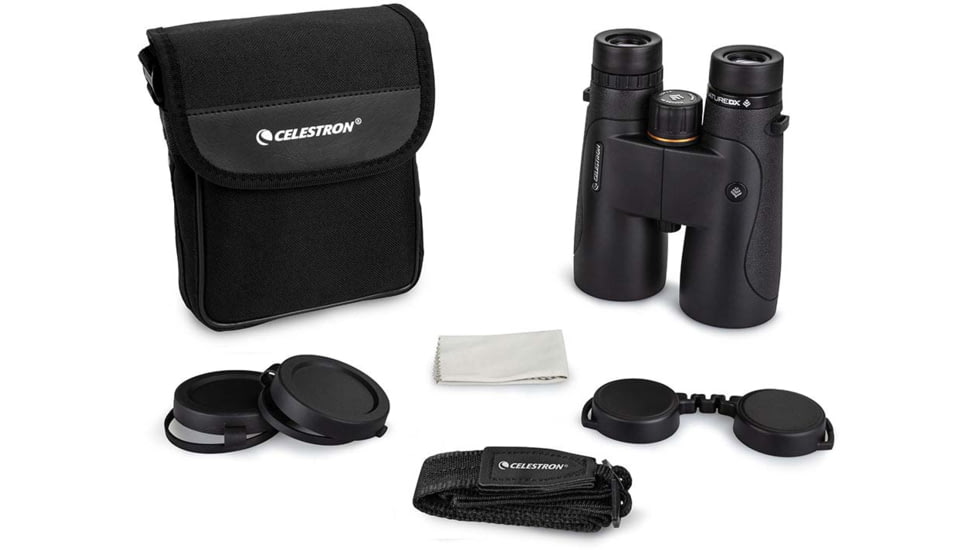 Celestron Nature DX 10X50mm Roof Prism Binoculars, Black, 72325