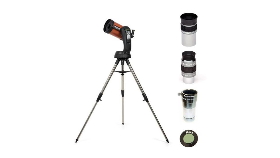 Celestron NexStar 6 SE Telescope w/ Two Additional Eyepieces, A Barlow, and a Moon Filter