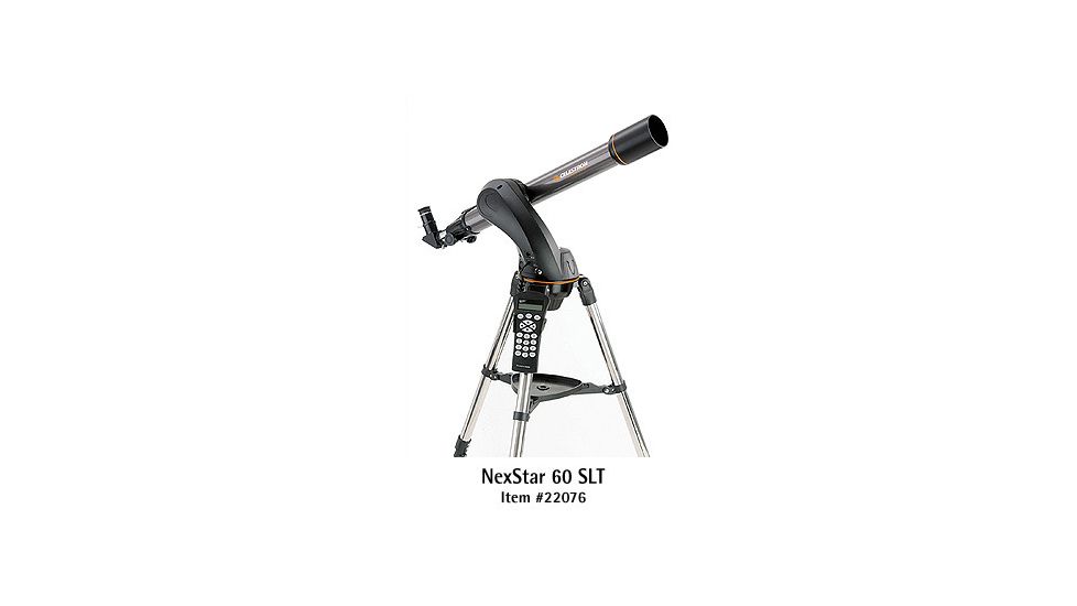Celestron NexStar 60 SLT Telescope Refractor 22076 w/ Star Locating Telescope Computer