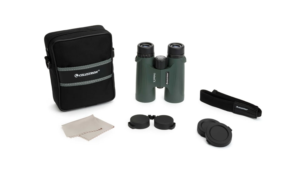 Celestron Outland X 10x42 Roof Prism Waterproof Binocular, Green 71345