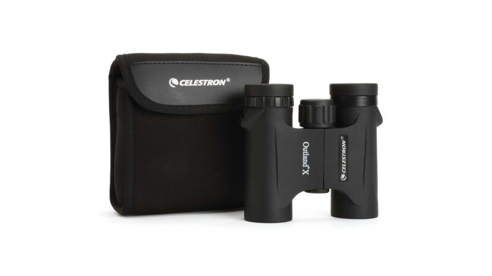 Celestron Outland X 8x25 Roof Prism Binocular, Black - 71340