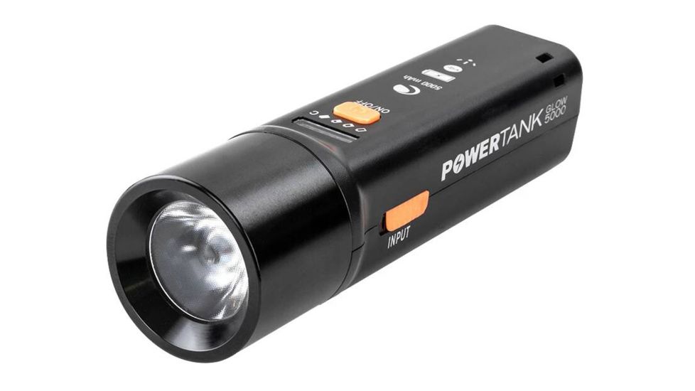 Celestron Power Tank Glow 5000mAh, Red Flashlight, Black, 93585