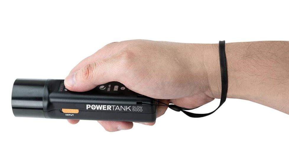 Celestron Power Tank Glow 5000mAh, Red Flashlight, Black, 93585