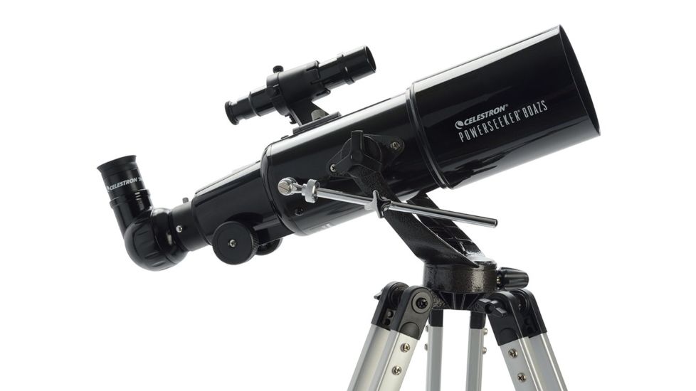 Celestron PowerSeeker 80AZS Telescope, Black 21087