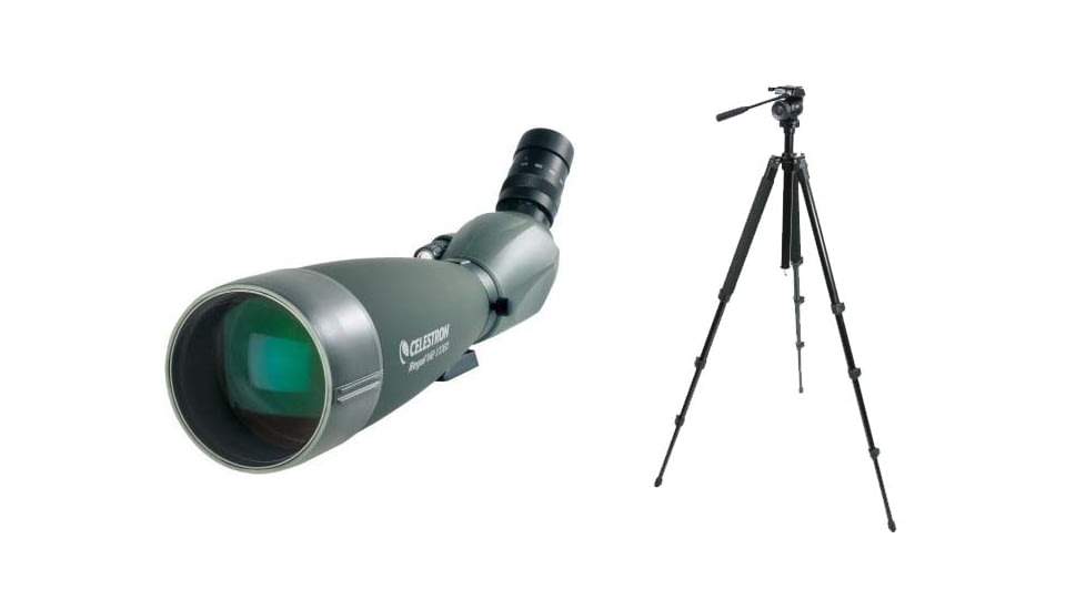 Celestron Regal M2 100ED Spotting Scope 52306 with Celestron TrailSeeker Tripod