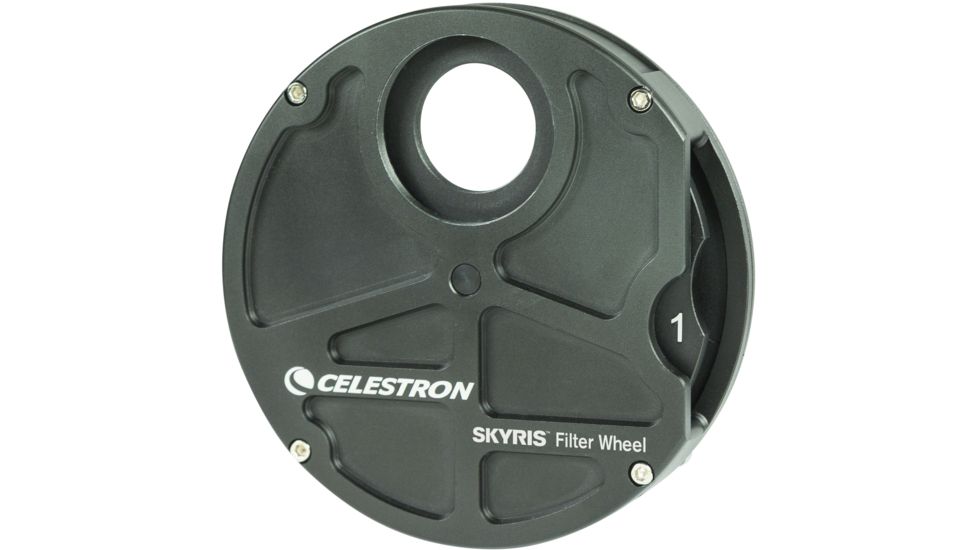Celestron Skyris 5-Position 1.25in Filter Wheel, Black 95520