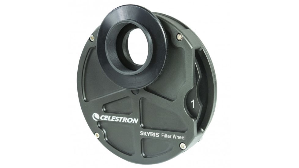 Celestron Skyris 5-Position 1.25in Filter Wheel, Black 95520