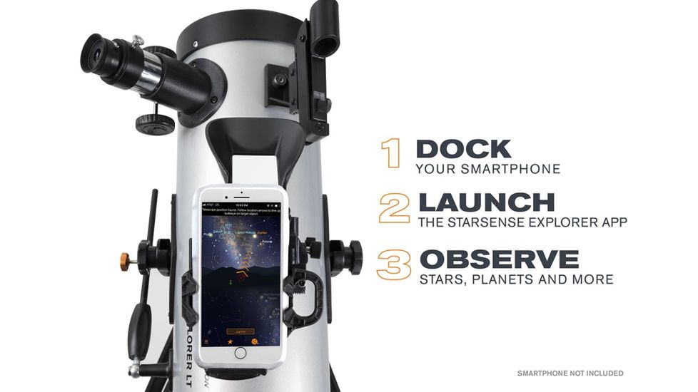 Celestron StarSense Explorer 114mm Reflector Telescope, 22452