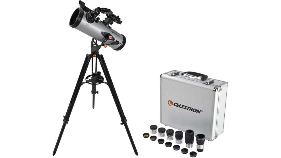 Celestron StarSense Explorer 114mm Reflector Telescope, with Eyepice Filter Accessory Kit