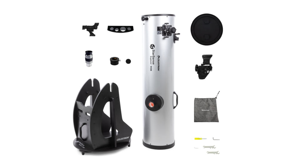 Celestron StarSense Explorer 12 Dobsonian, Silver/Black, 22472