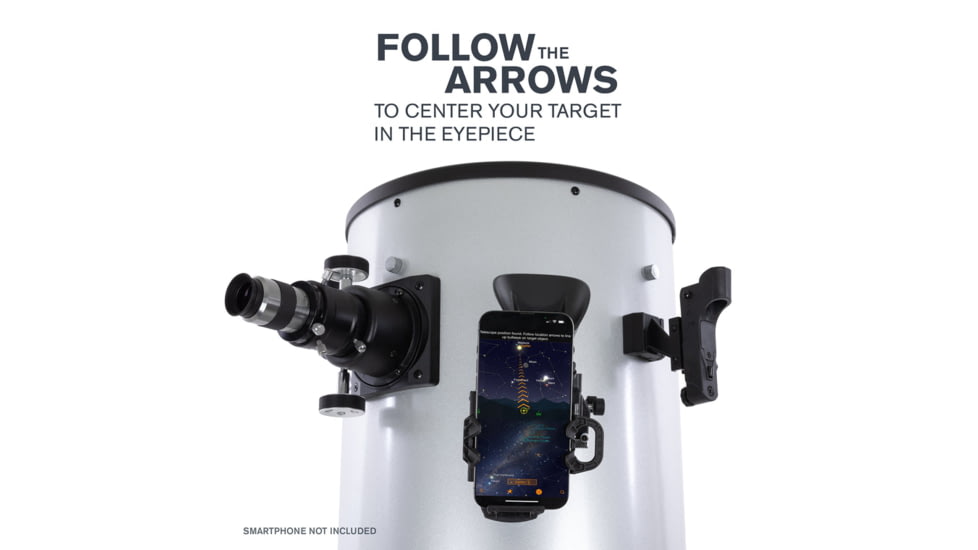 Celestron StarSense Explorer 12 Dobsonian, Silver/Black, 22472